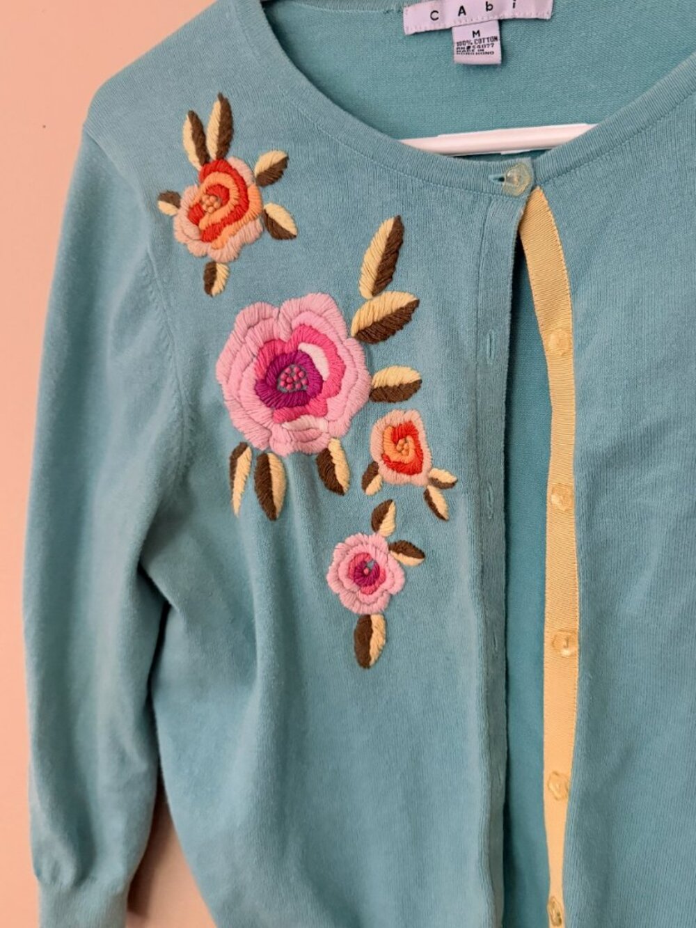 Cabi Vintage Floral Cardigan – Women's Size Medium 🌸✨ - Picture 3 of 3